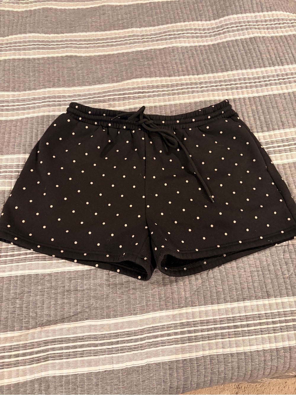NWOT Nectar Clothing Size Large Polka Dot Athletic Lounge Shorts with Drawstring